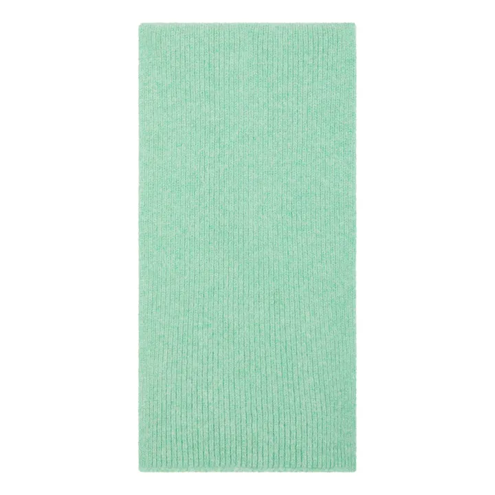 Le Bonnet Amsterdam Echarpe Laine et Angora | Vert Jade