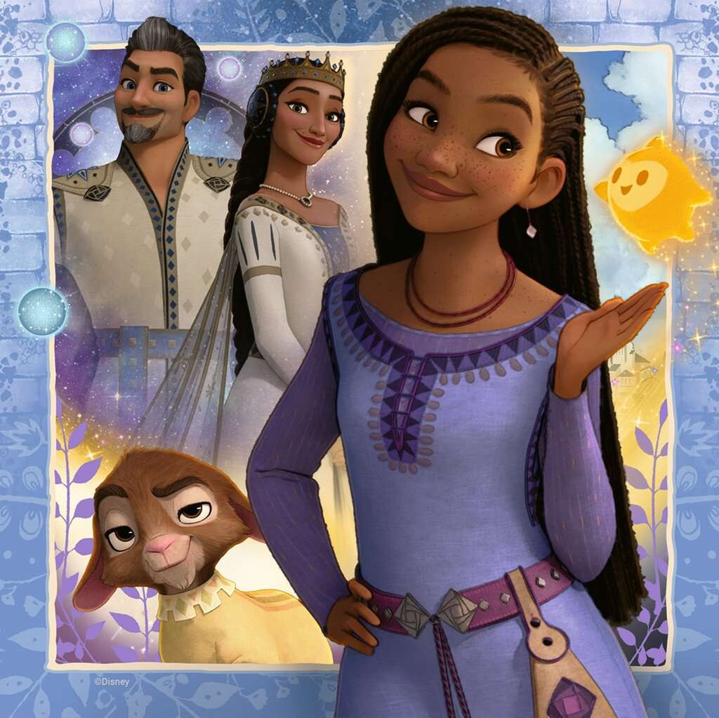 Disney Puslespil - Wish - 3X49 Brikker - Ravensburger