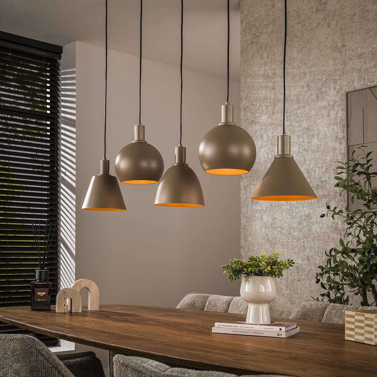 Hanglamp in de Mix beige