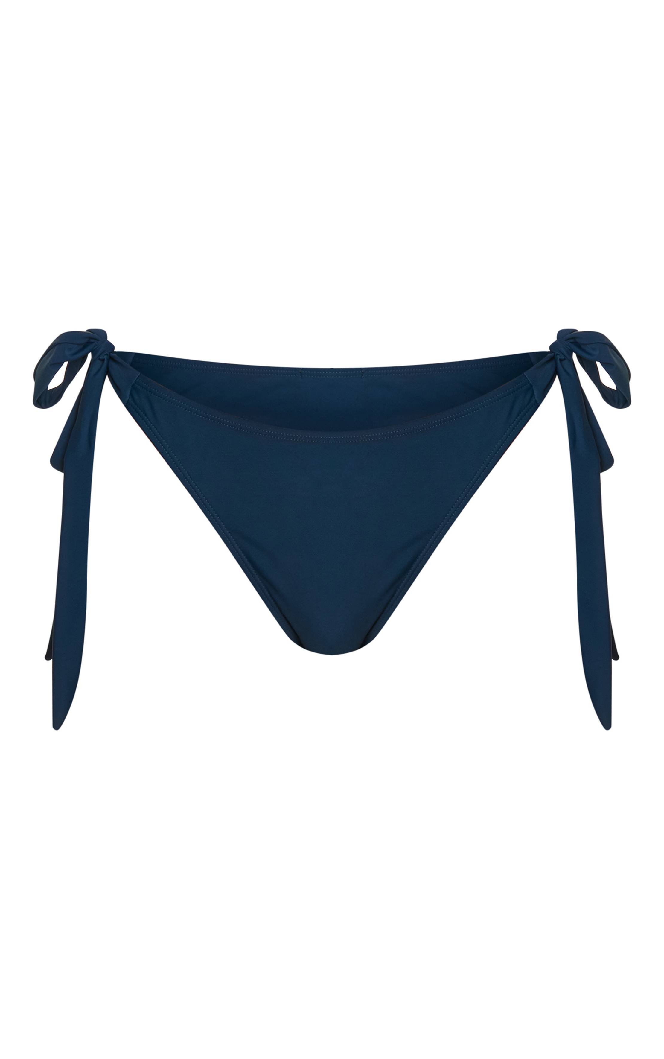 Vert Turquoise Bas De Bikini Tanga À Nouer Sur Les Côtés