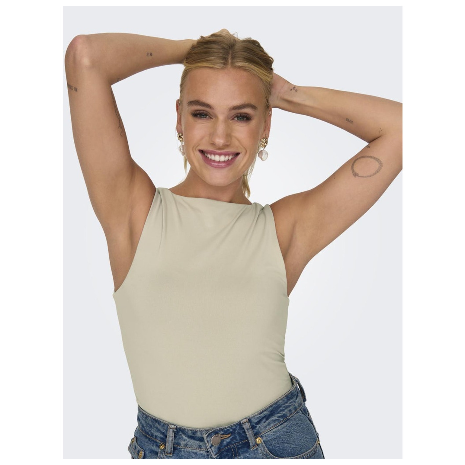 Only ONLEA S/L 2-WAYS FIT TOP JRS N