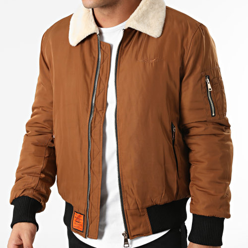 Veste Bomber Col Mouton Versmold Camel