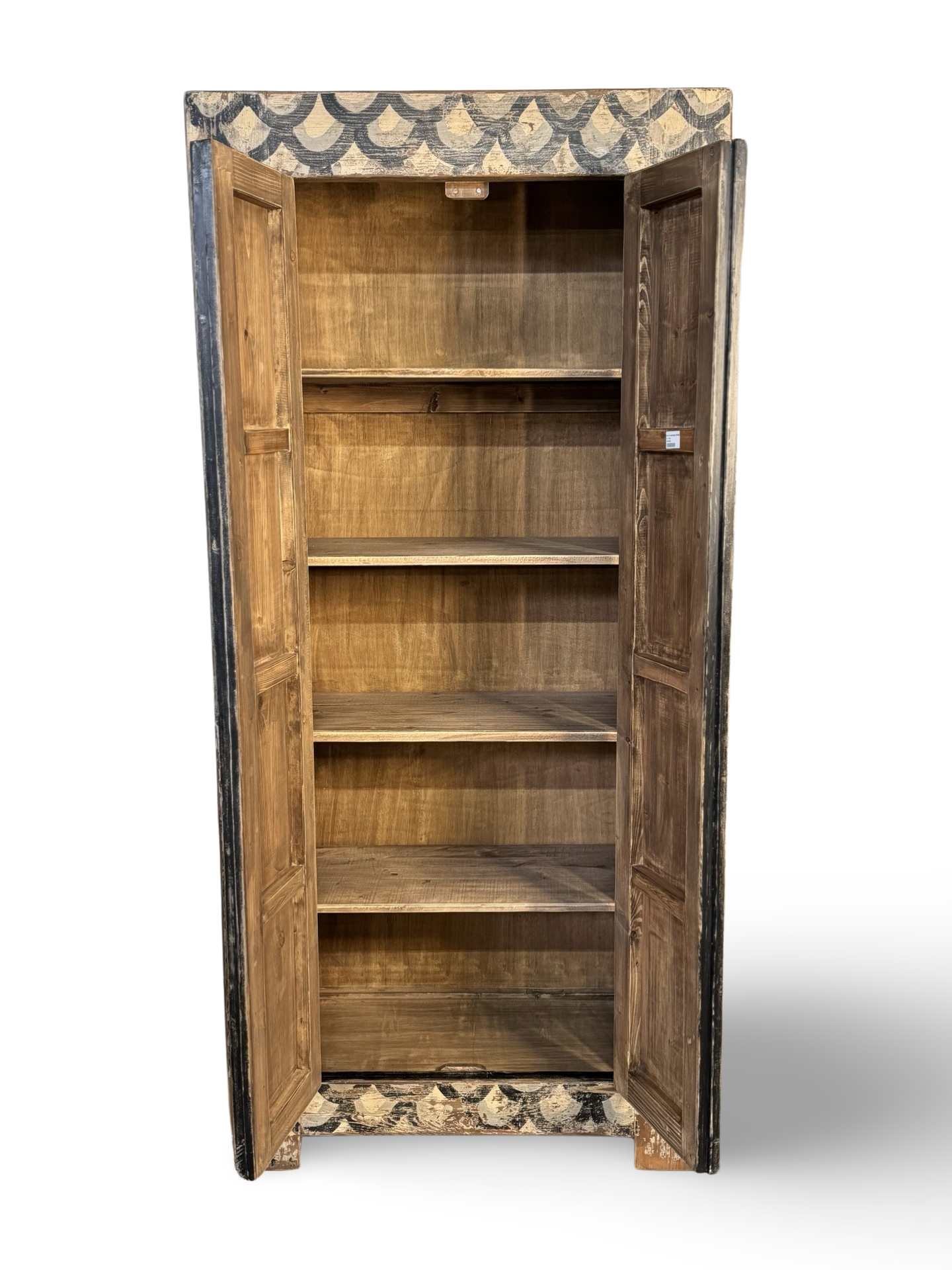 Kast 2 deurs zwart/beige Kast 2Dr zwart/beige Unieke