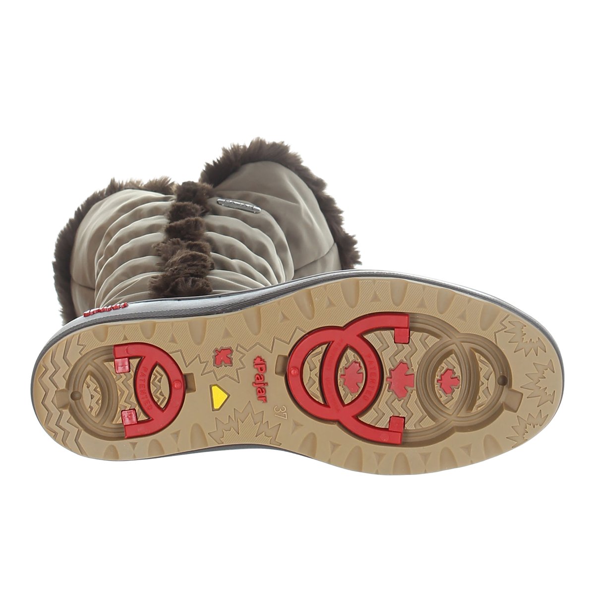 PAJAR-Sira-Bottes mi-mollet d'hiver - Semelle tracteur - Autre Beige