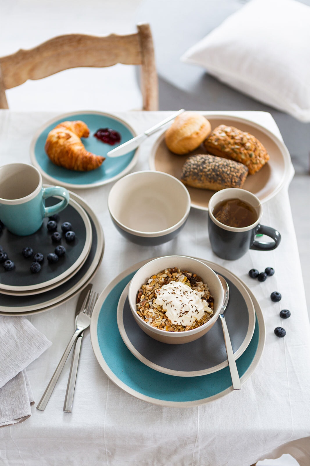 CreaTable Kombiservice NORDIC LIVING 16-teilig mehrfarbig