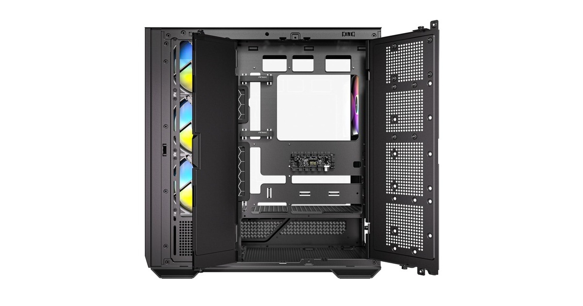AntecC7 ARGB midi tower behuizing  (Zwart | 2x USB-A | 1x USB-C | Tempered Glass)