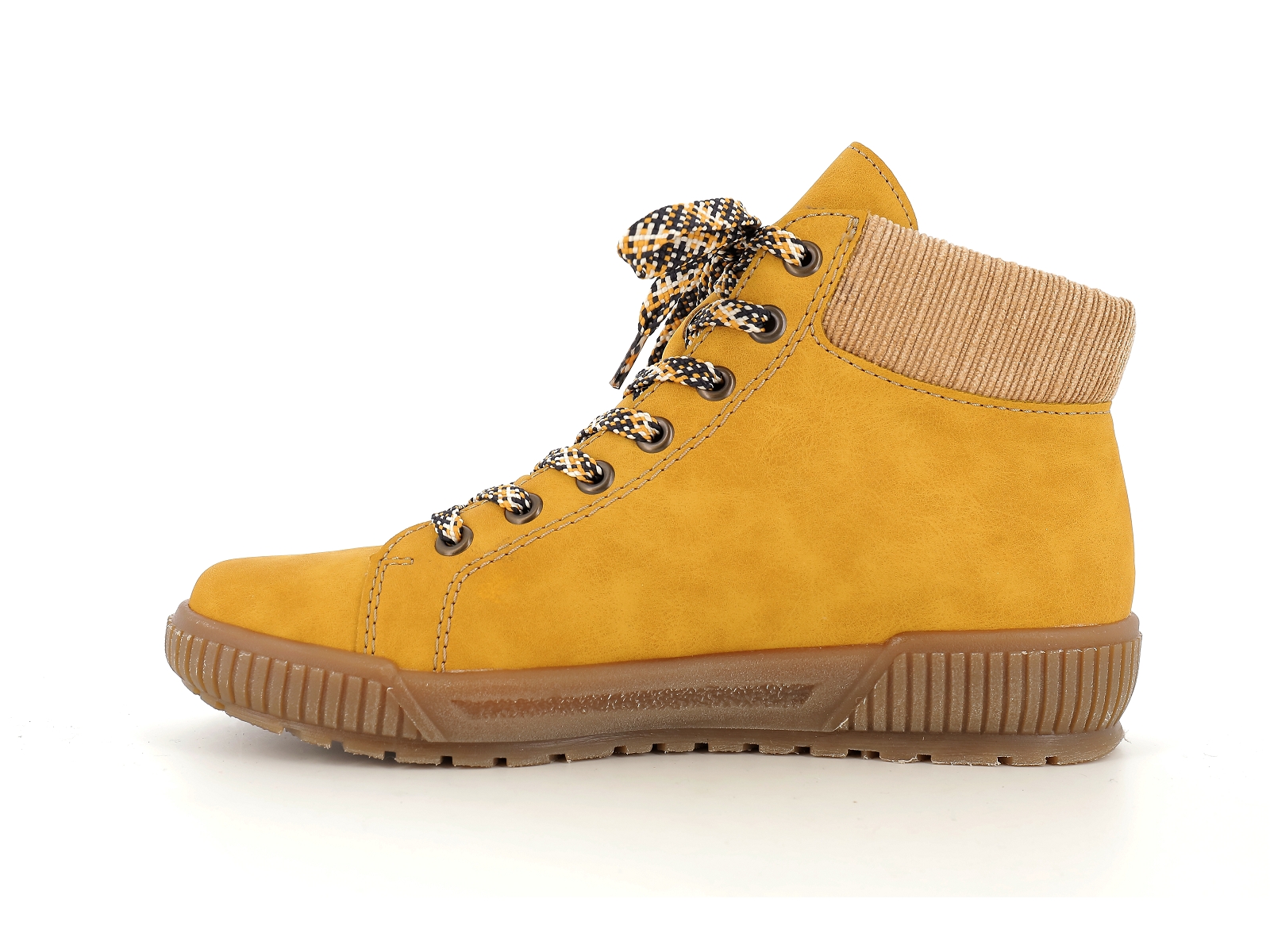 Rieker-N0709 Synthétique Moutarde