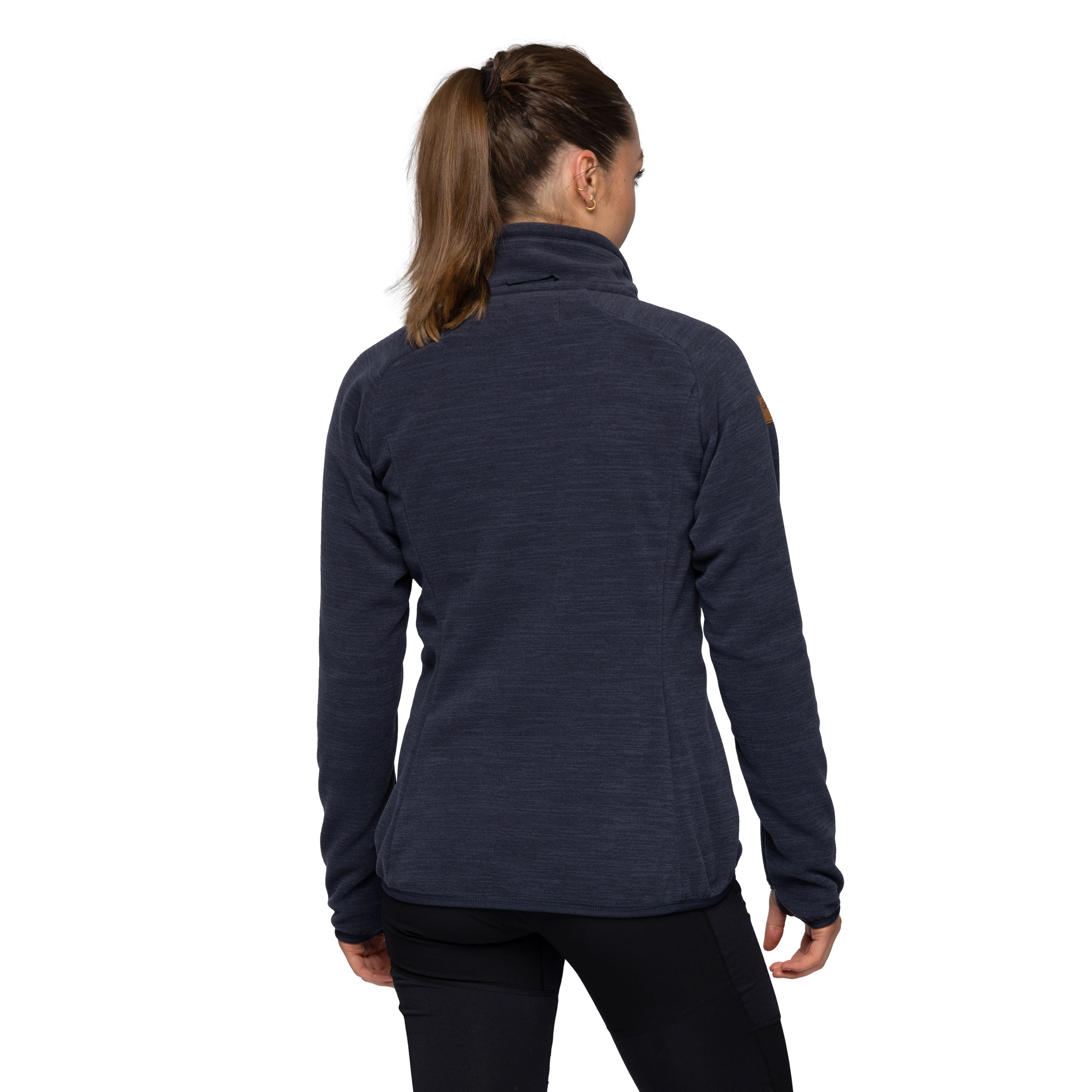 Hareid Fleece W Jacket NoHood Dark Navy