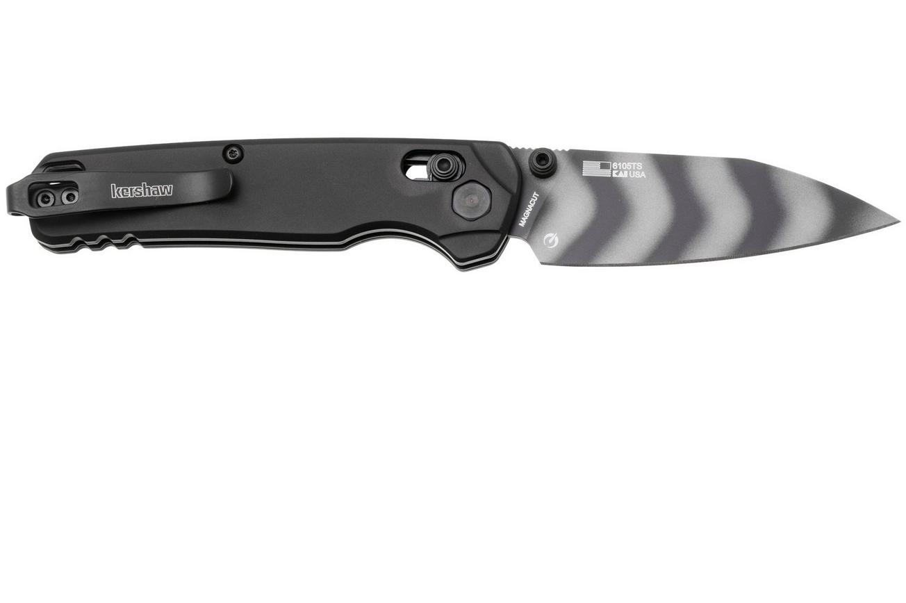 Kershaw Bel Air 6105TS Tiger Stripe CPM MagnaCut, Black Aluminum zakmes