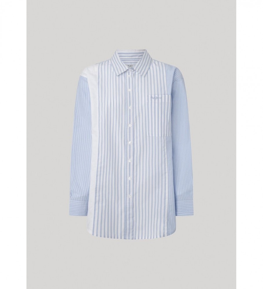 Camisa azul Ivanka da Pepe Jeans