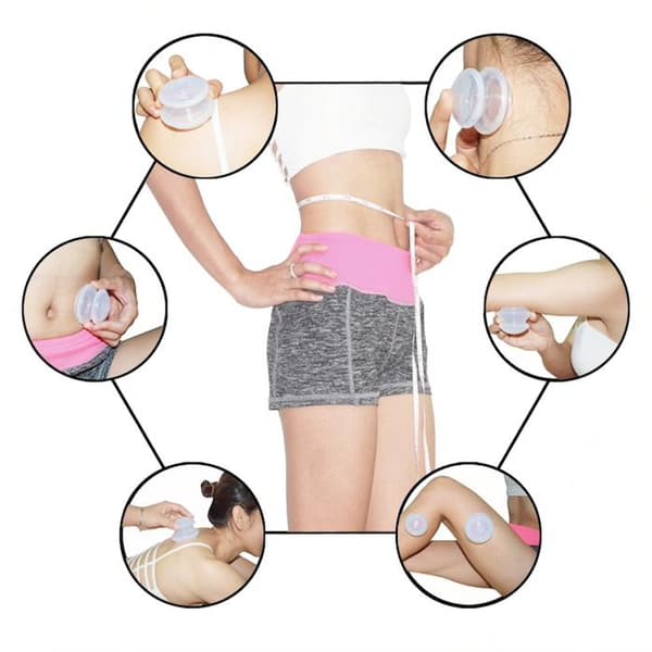 Cupping for helkroppsmassasje - 4-pakning - XS-L