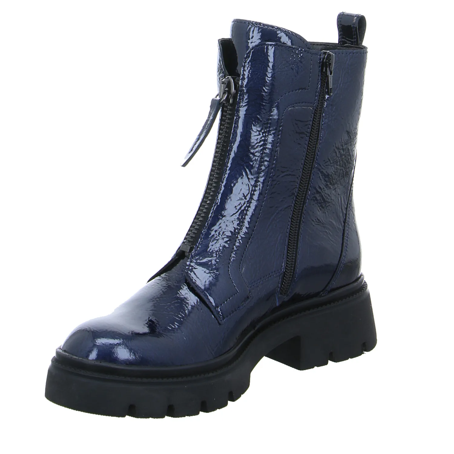 GABOR Boot Blau Leder