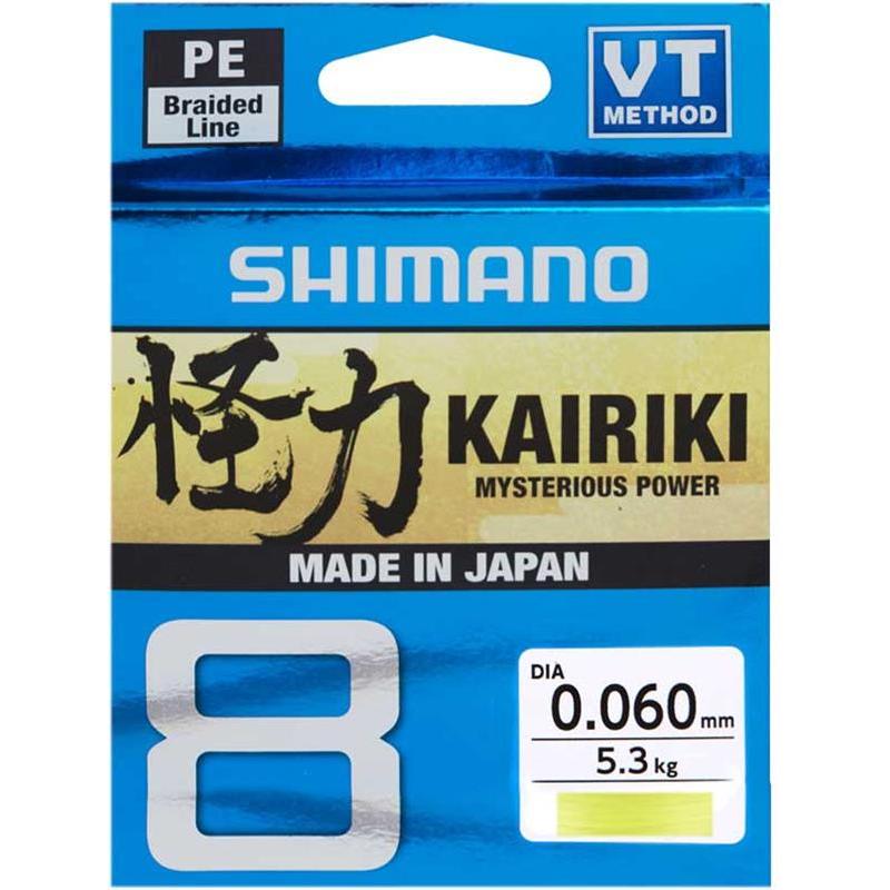 Tresse Shimano Kairiki Sx8 Jaune - 300M