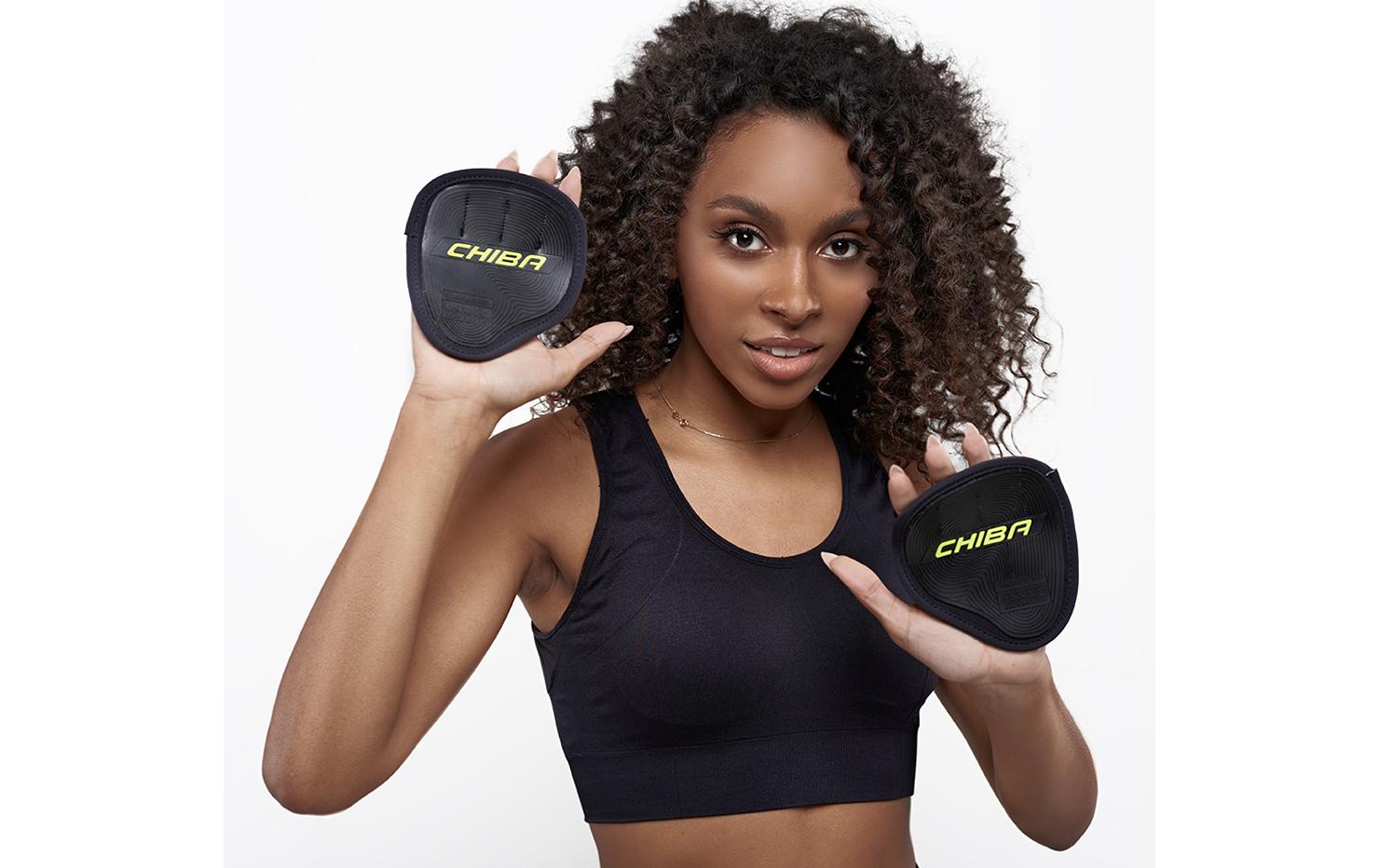 Fitnesshandschuhe Motivation Grippad L/XLRutschfeste Sporthandschuhe für Damen und Herren