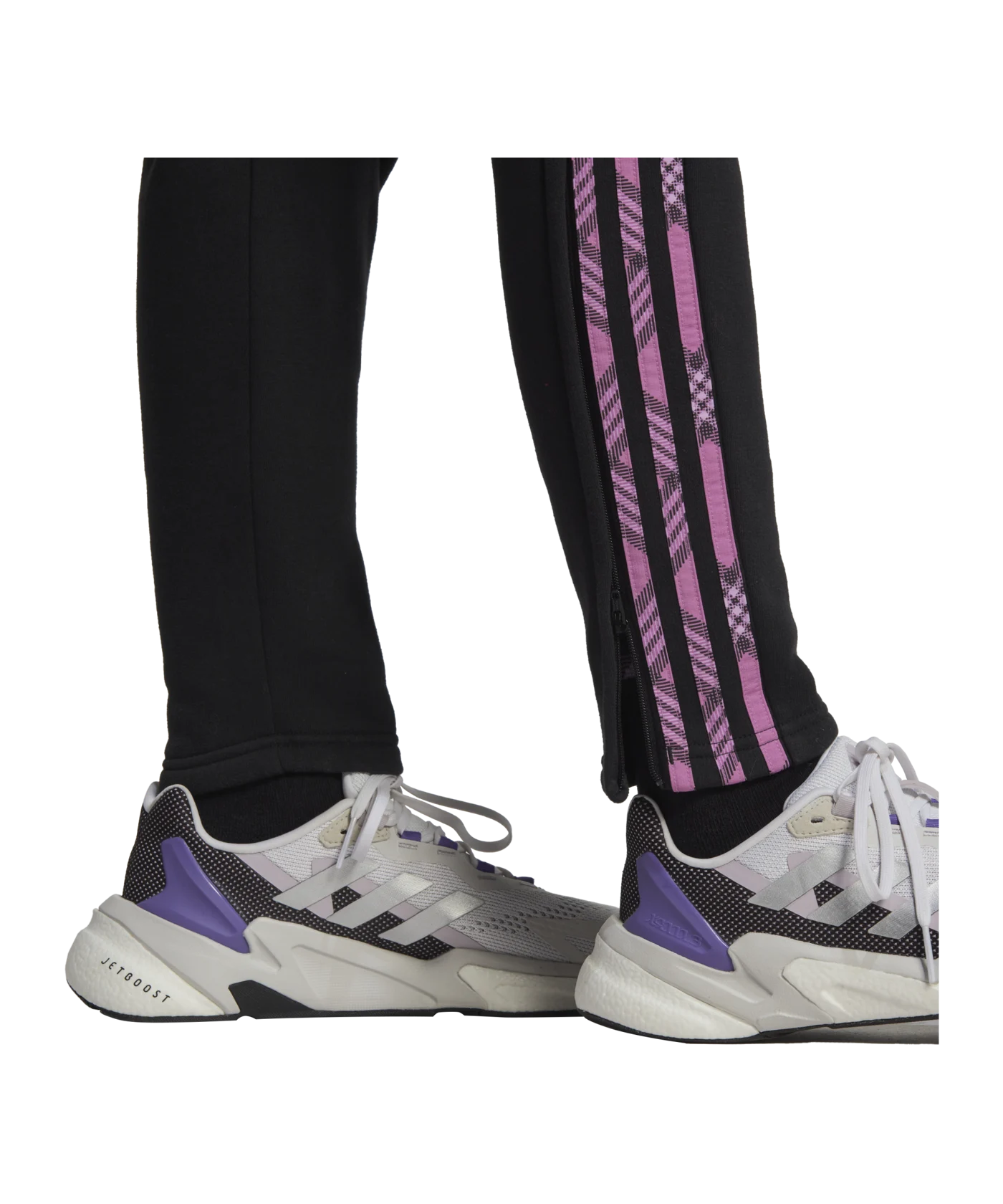 adidas Tiro Trainingshose Damen Schwarz Lila