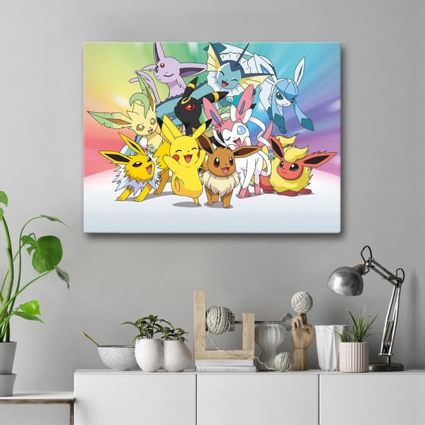 Lerretsbilde / Bilde - Pokemon - 40x30 cm - Lerret