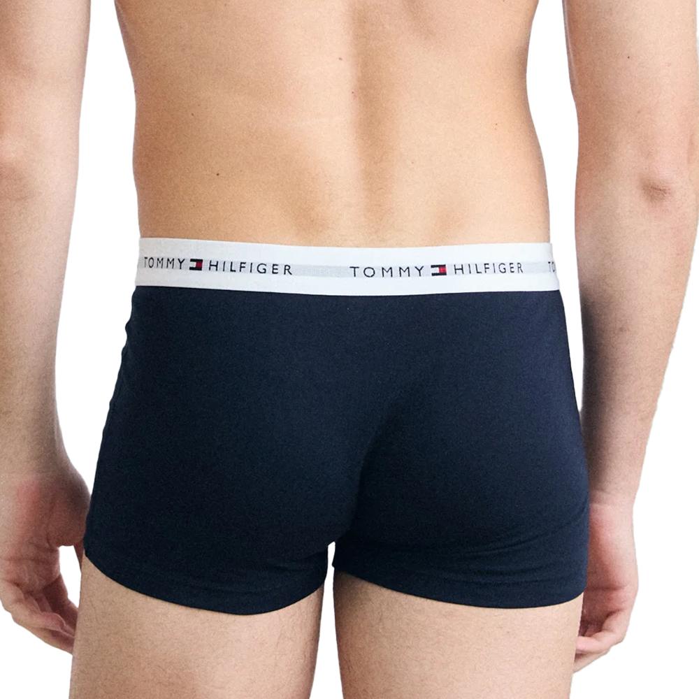 Tommy Hilfiger X3 Boxers Noir/Bordeaux Homme Tommy Hilfiger UM0UM02761