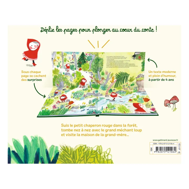 Gallimard Jeunesse Livre à déplier Le Petit Chaperon rouge