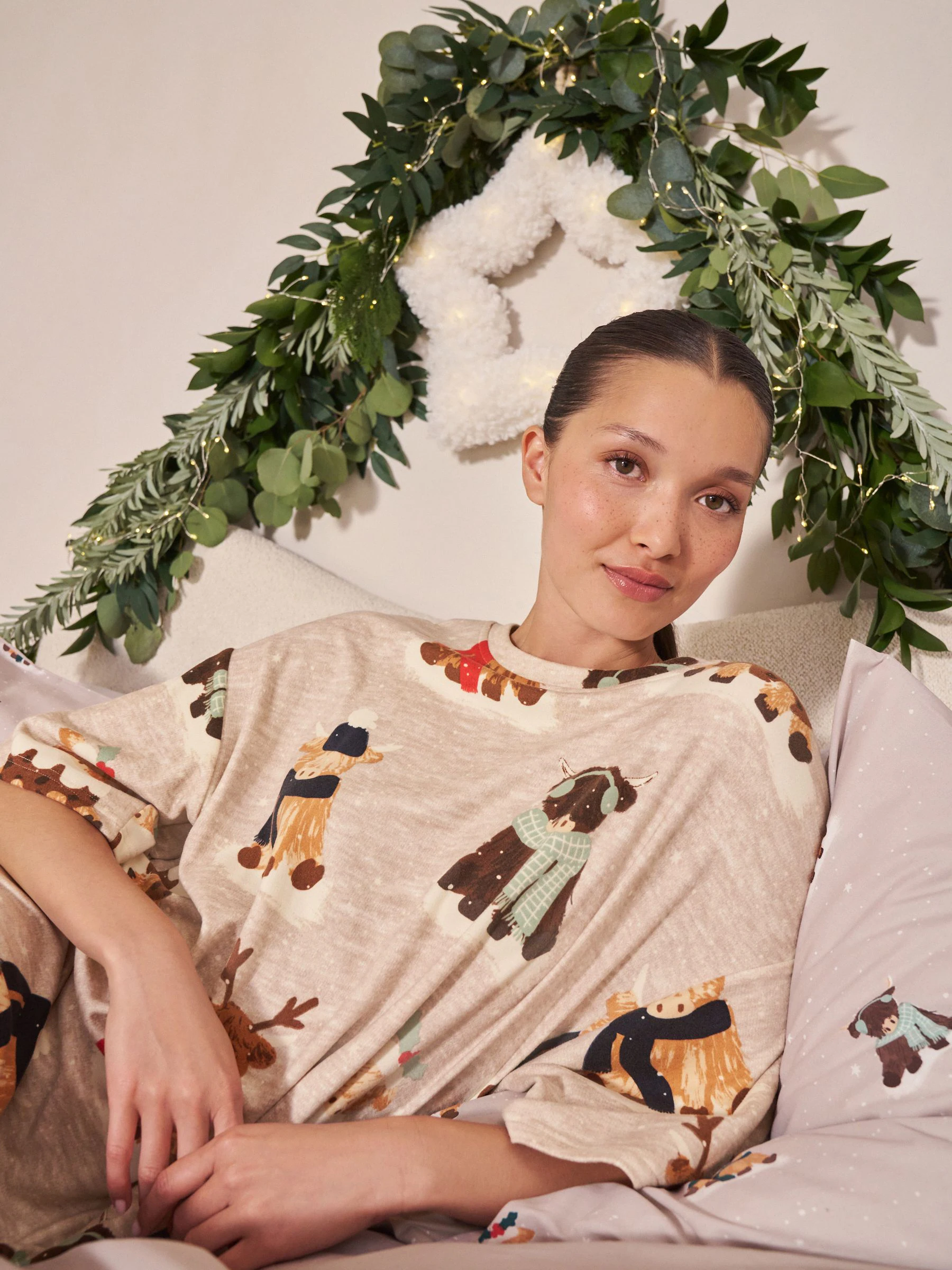 Havermout Hamish The Highland Cow - Matching Family Christmas Cosy Nightie