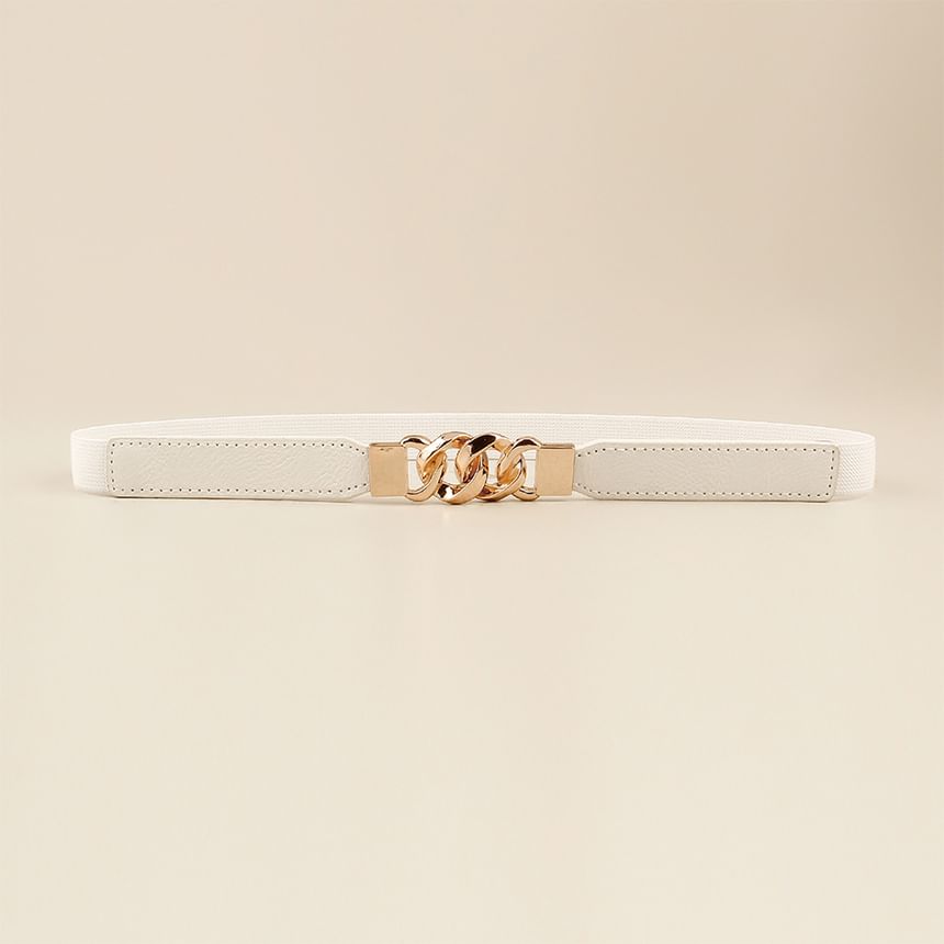 Bolgivy - Dikke elastische riem met ketting