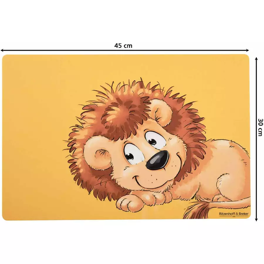 Ritzenhoff & Breker GmbH & Co. KG Platzsets Happy Zoo 45 x 30 cm 5er Set bunt