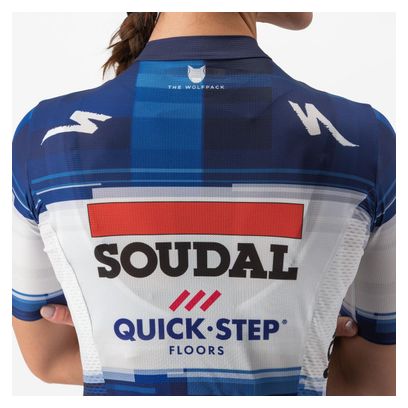 Maillot Manches Courtes Femme Castelli Competizione 2 Soudal Quick Step 2023 Bleu