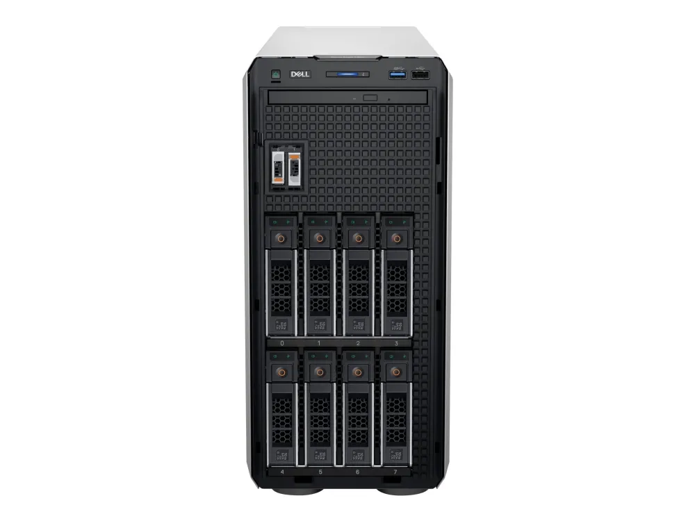Dell PowerEdge T350 - Server - tower - envejs - 1 x Xeon E-2314 / op til 4.5 GHz - RAM 16 GB - SAS - hot-swap 3.5