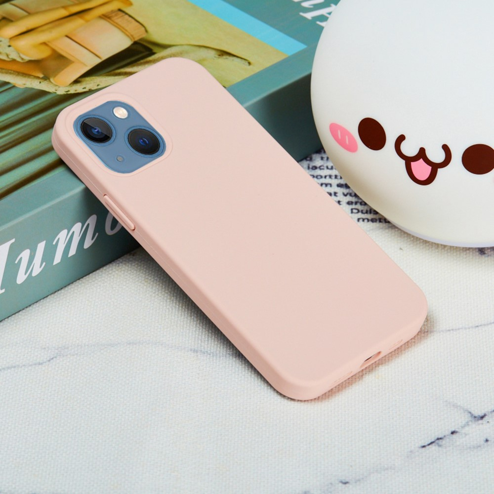 iPhone 14 Silikon Case Hülle - Rosa