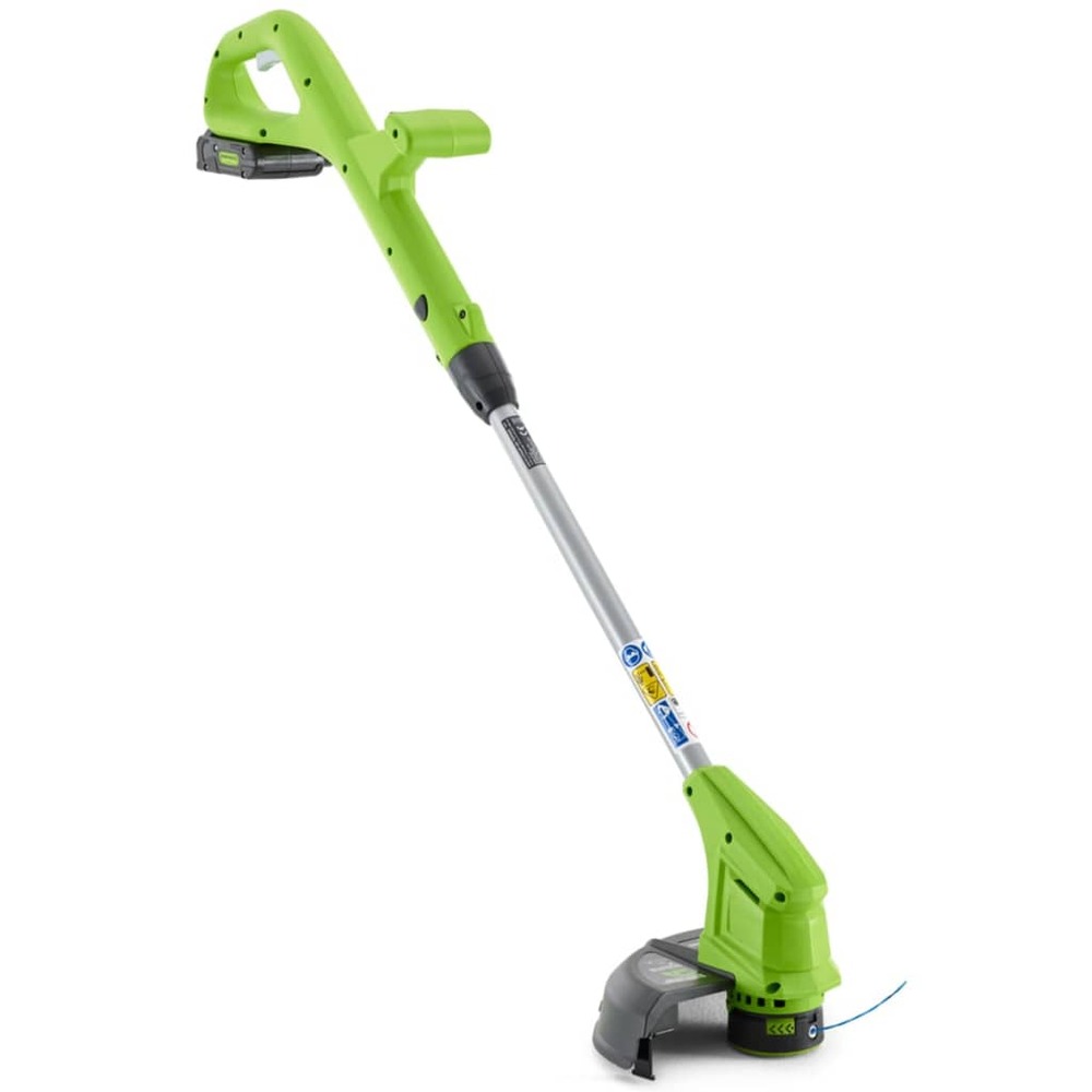 Coupe bordure 30cm greenworks 24v - 1 batterie 2,0 ah - 1 chargeur - g24ltk2