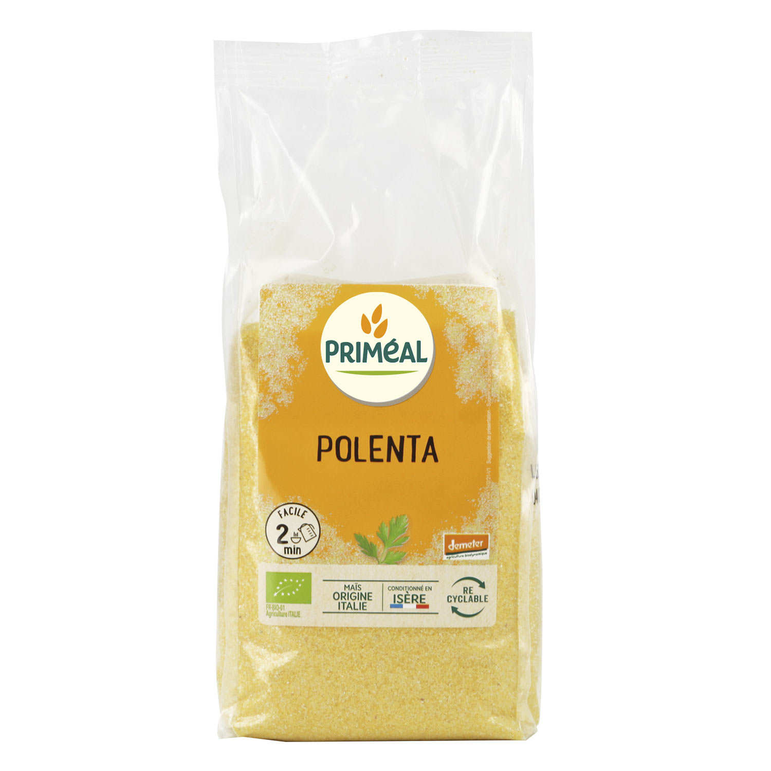 Semoule de maïs précuite bio spéciale polenta
