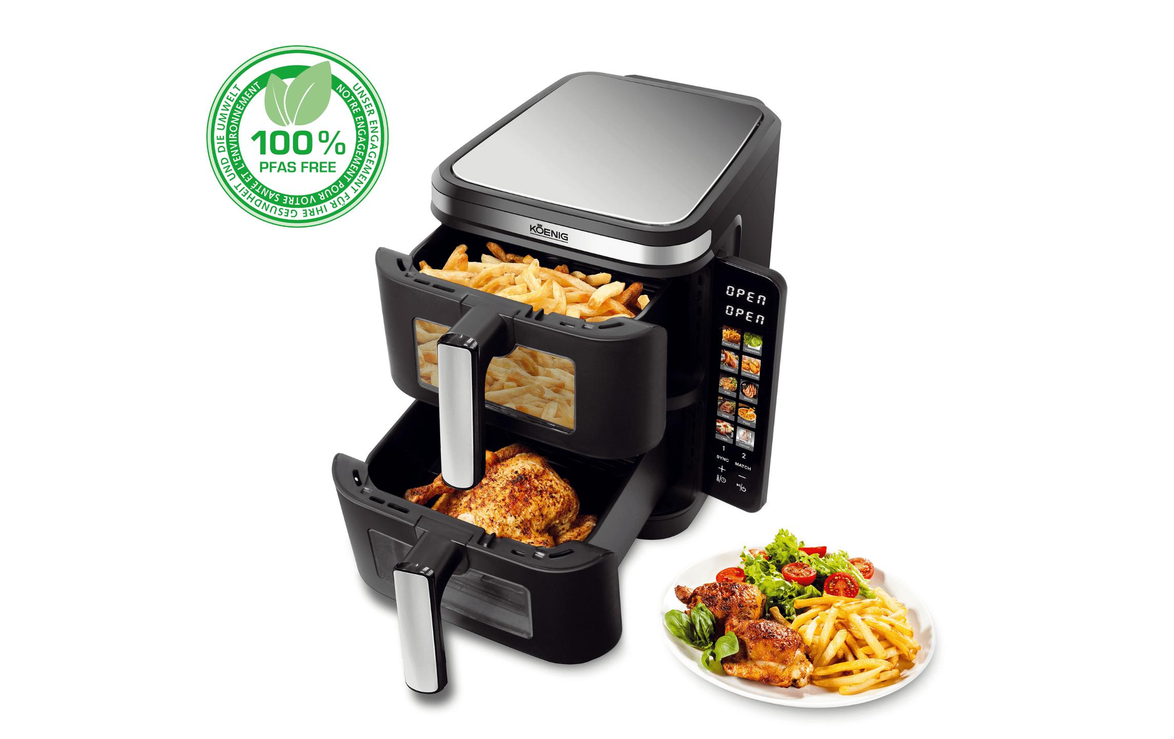 Doppel-Heissluftfritteuse Vertical 11 l<br>Heissluftfritteuse