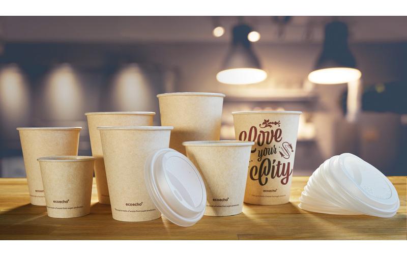 Einwegbecher Sweet Cup 24 cl 800 Stk/Krt (16 x 50 Stk)Bagassebecher