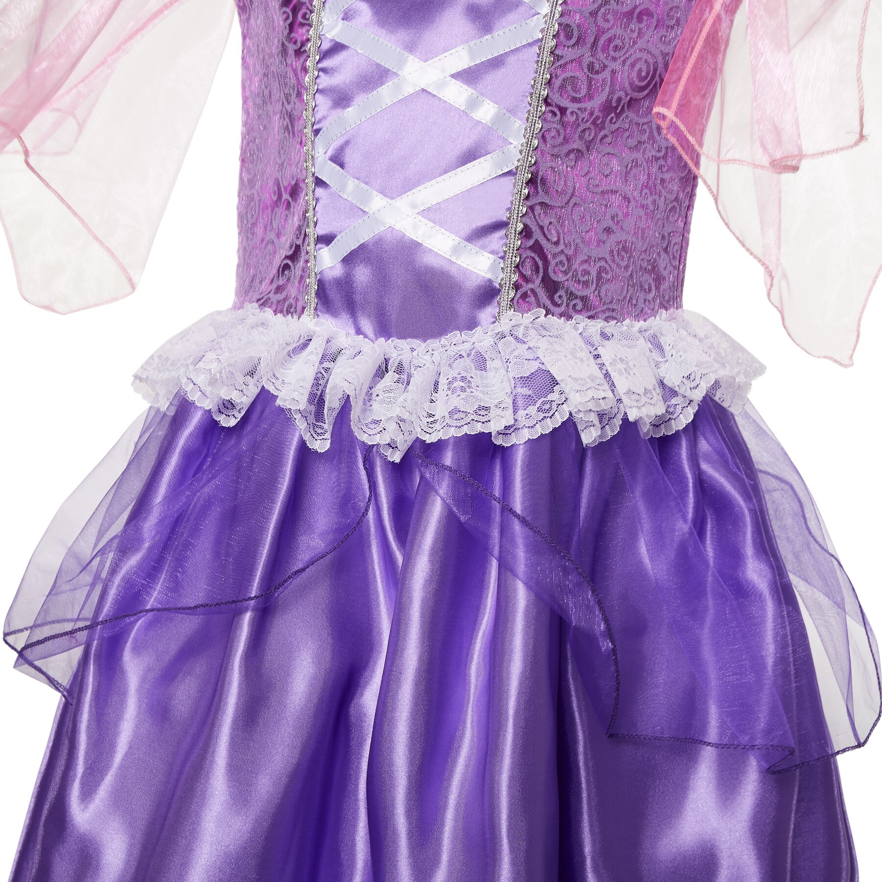 tectake® Mädchenkostüm Prinzessin Lavendela