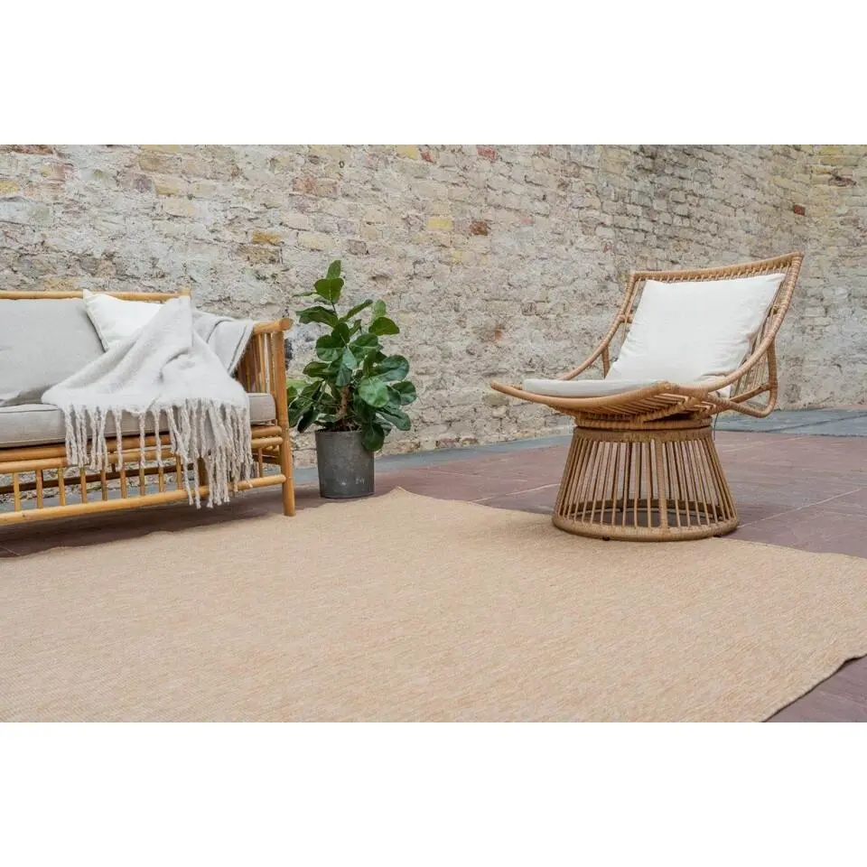 Interieur05 Jute buitenkleed naturel uni - 290 x 200 cm