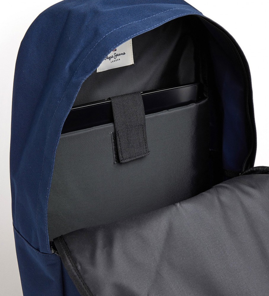 Mochila Pepe Jeans Owen Reflect azul-marinho