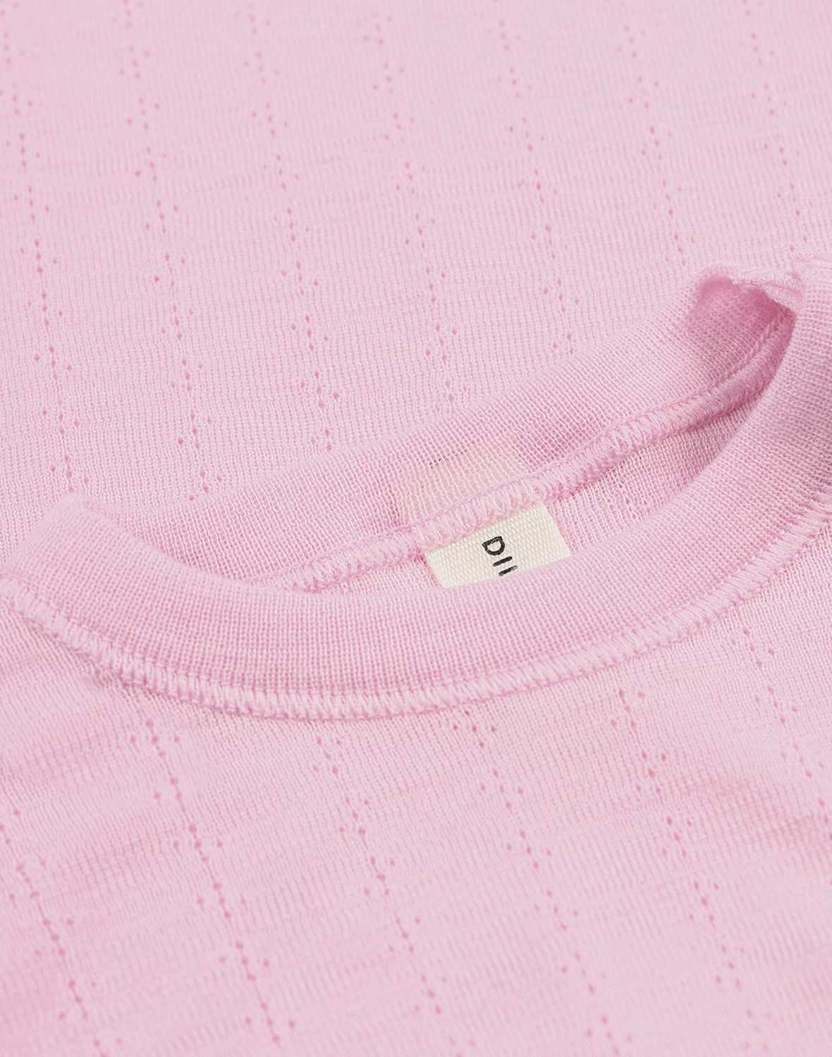 Pointelle shirt van merinowol/zijde voor baby's