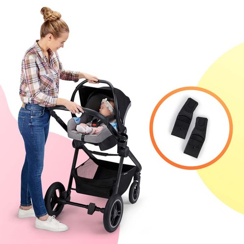Poussette Everyday 2en1 Grise - KINDERKRAFT