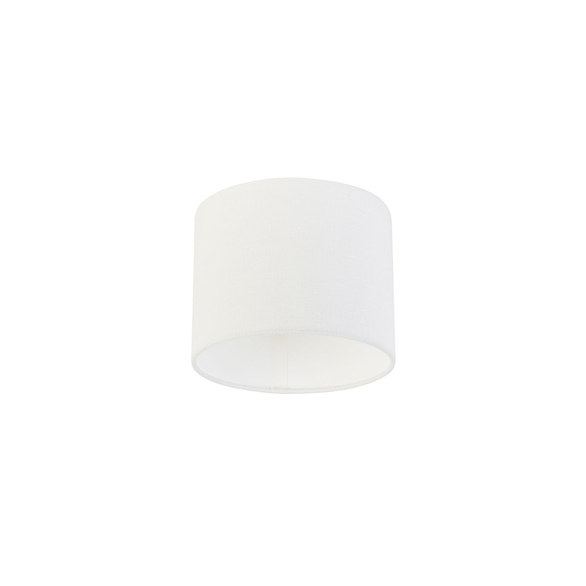 Witte stoffen lampenkap 18/18/14