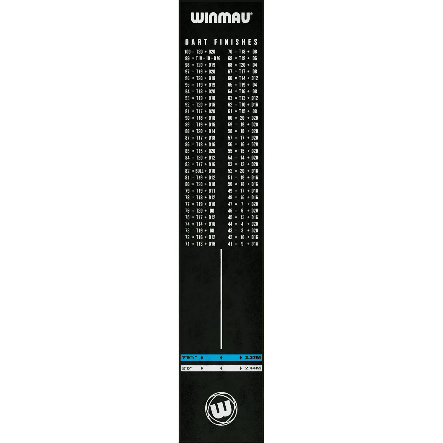 Winmau dartmat Outshot soft Dartmat Outshot soft