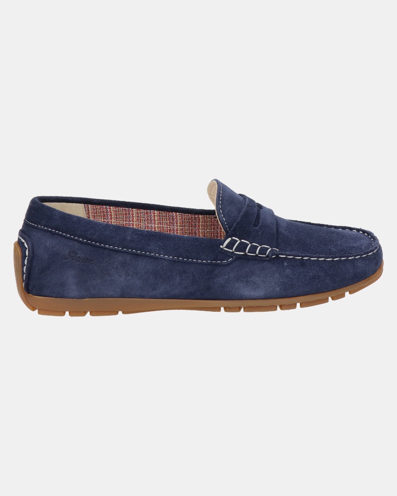 Sioux Carmona Velour Mocassins & loafers  - blauw