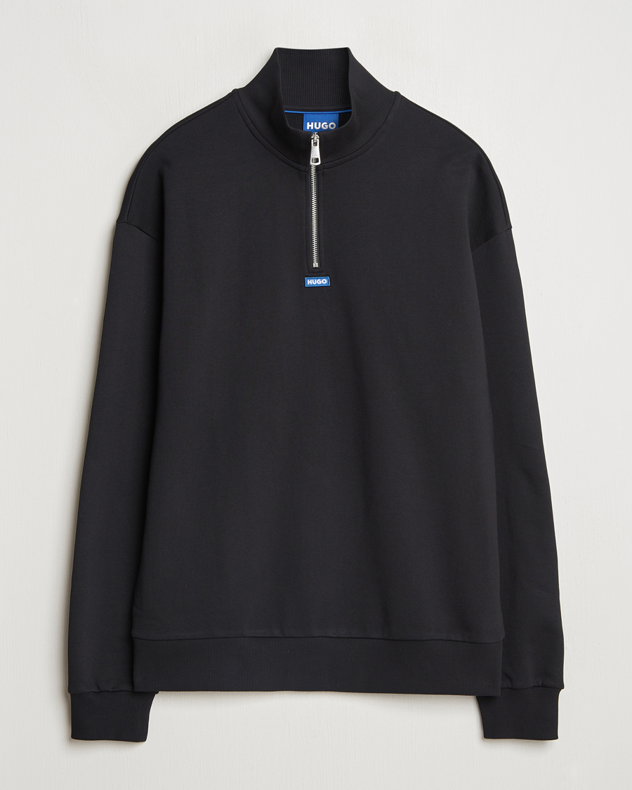 HUGO Neeler Half Zip Sweatshirt Black
