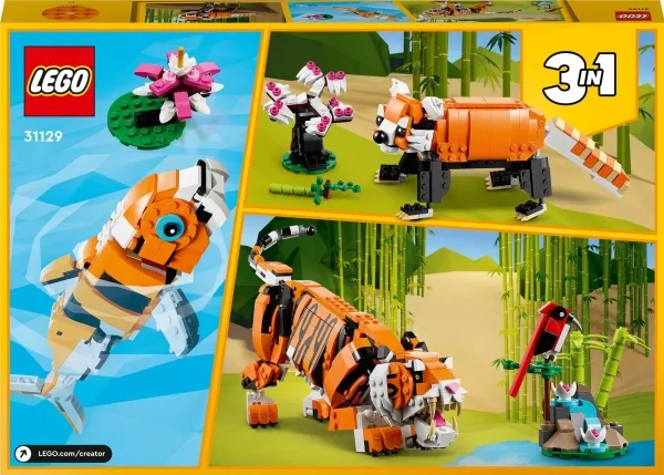 LEGO Creator 3-in-1 31129 Majestætisk tiger