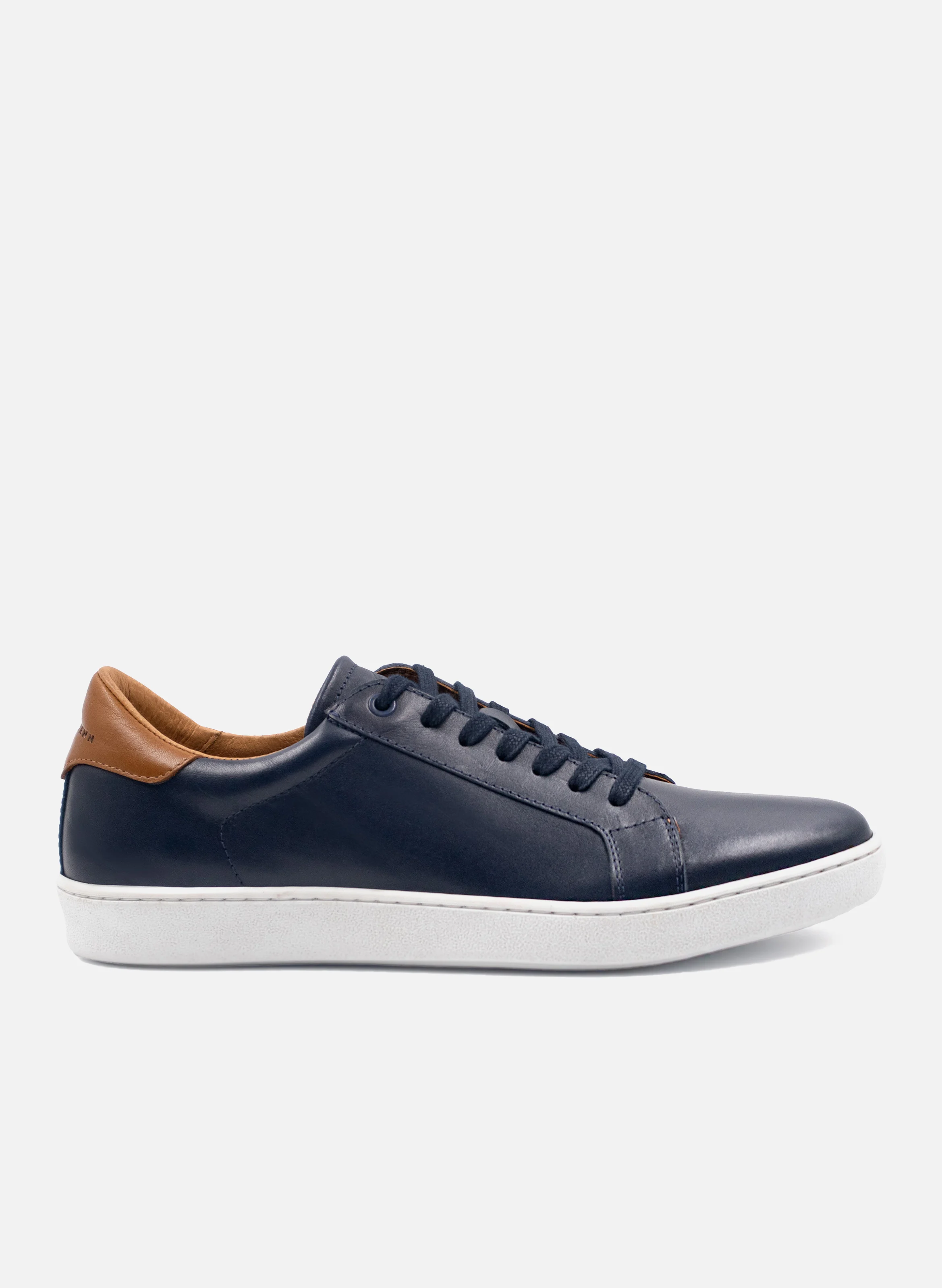 Tennis lacet homme cuir | Bleu