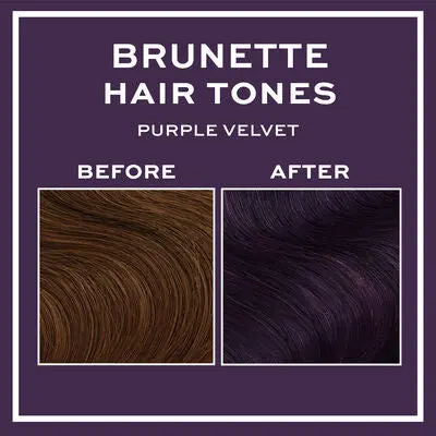 Hair Tones For Brunettes Purple Velvet
