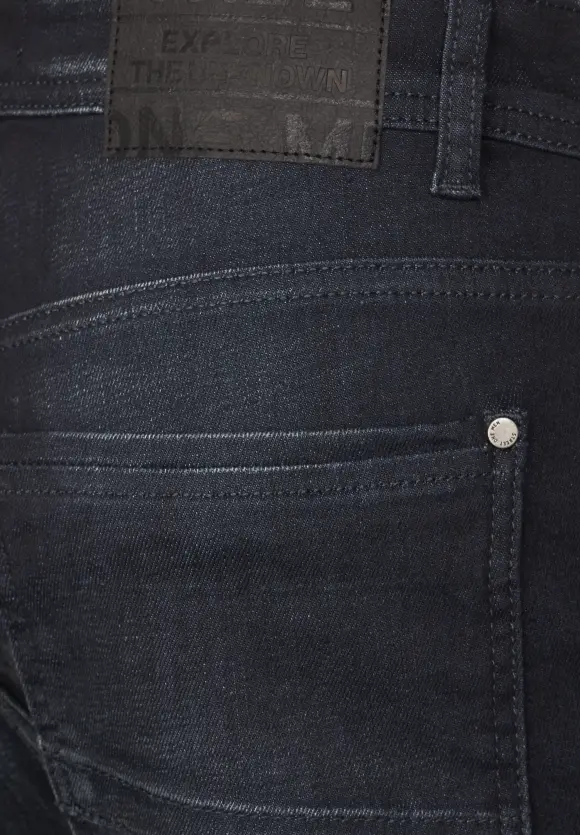 Regular Fit Jeans - dark blue coated