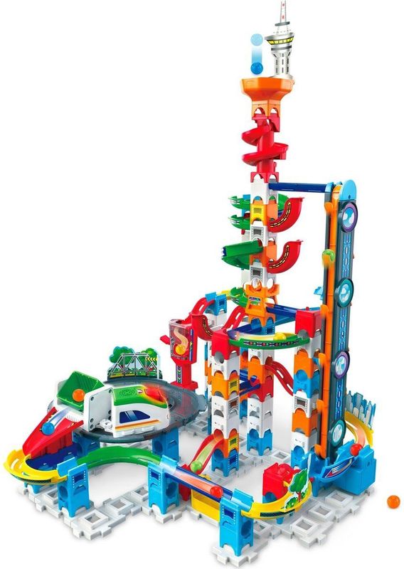 VTech - Marble Rush Super Sky Tower XL300 E - Interactieve Kogelbaan - 143 Onderdelen