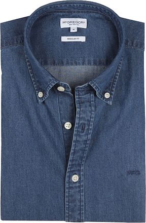 McGregor Overhemd Chambray Indigo MM242.6001.14-2300 kopen