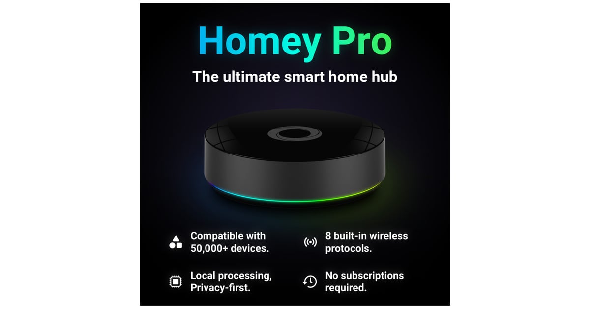 AthomHomey Pro + Energy Dongle basisstation  (Zwart)