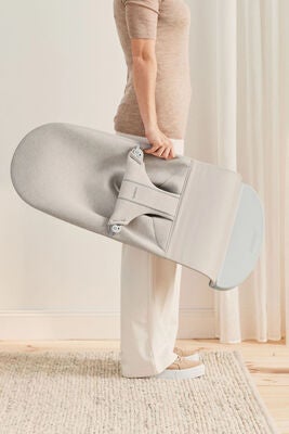 BabyBjörn Bliss Vippestol 3D Jersey, Lysebeige