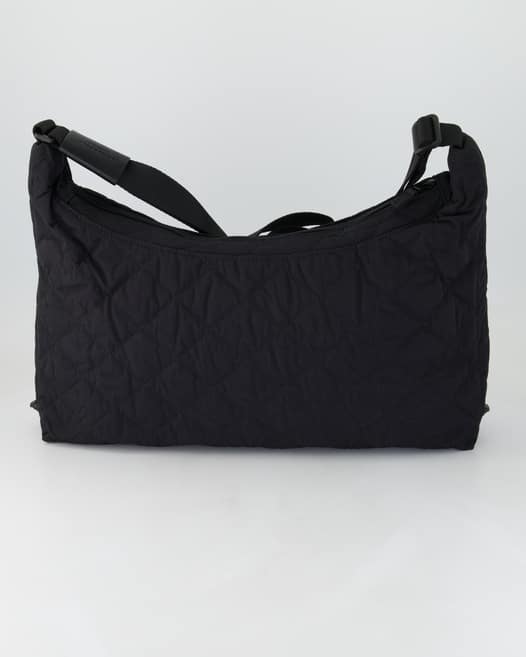 Seidenfelt Hetta Hobo Umhängetasche in Schwarz